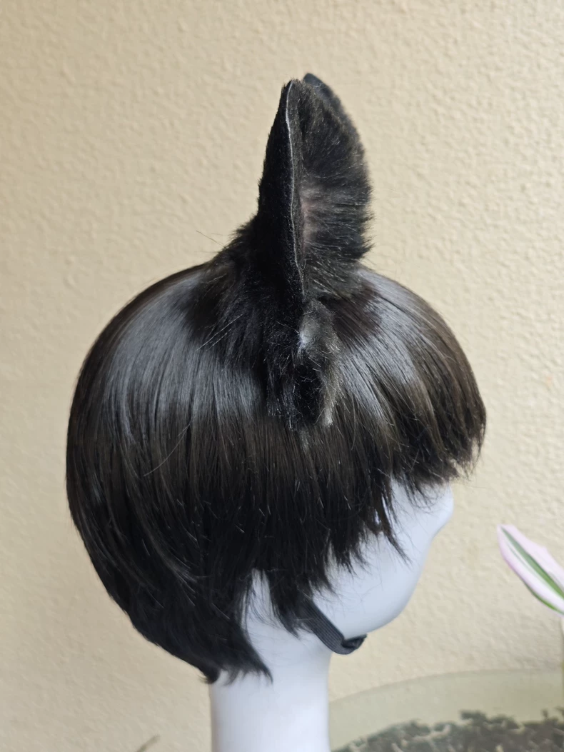 Realistic Border Collie Ears – Faux Fur Cosplay Accessory - Image 4