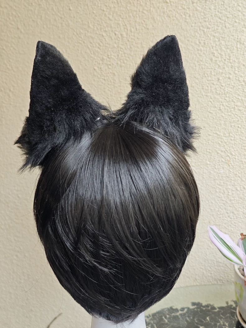 Realistic Border Collie Ears – Faux Fur Cosplay Accessory - Image 5