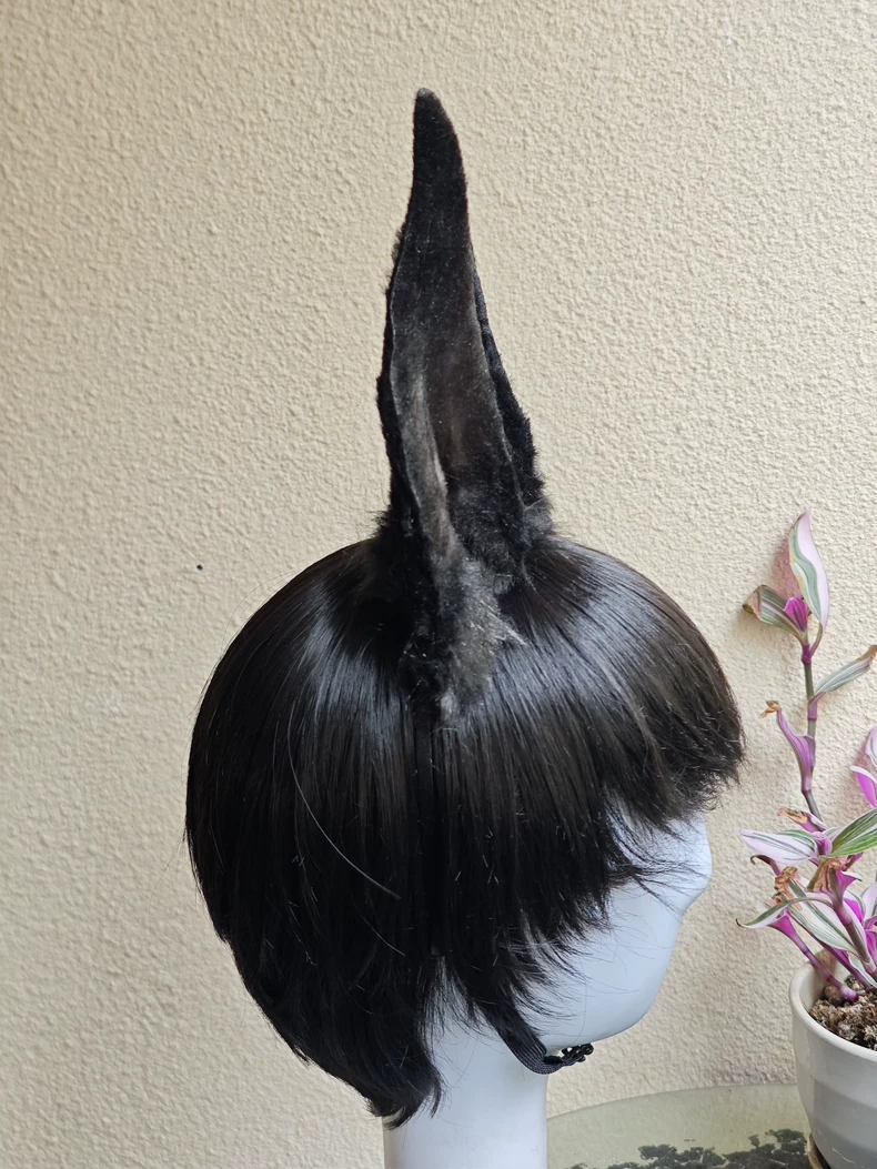 Realistic Handmade Doberman Plush Ears for Cosplay - Image 4