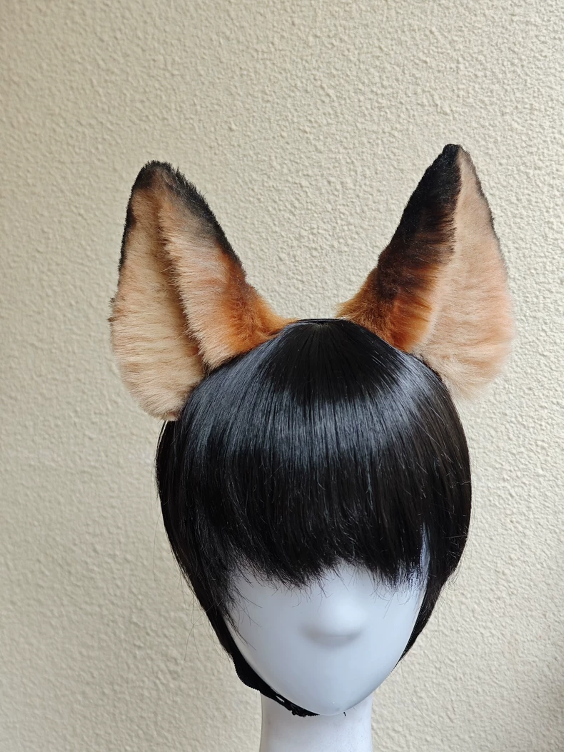 Handmade Realistic Fox Ears – Faux Fur Cosplay Accessory - Image 3