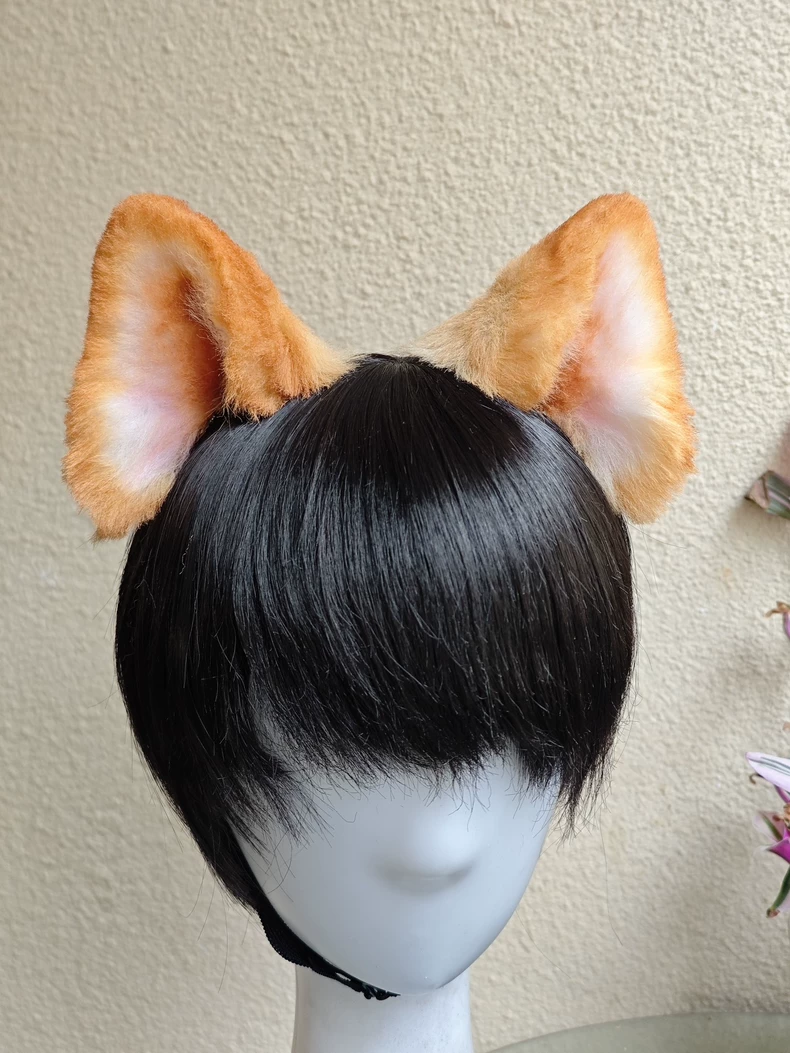 Handmade Shiba Inu Plush Ears for Cosplay - Image 3