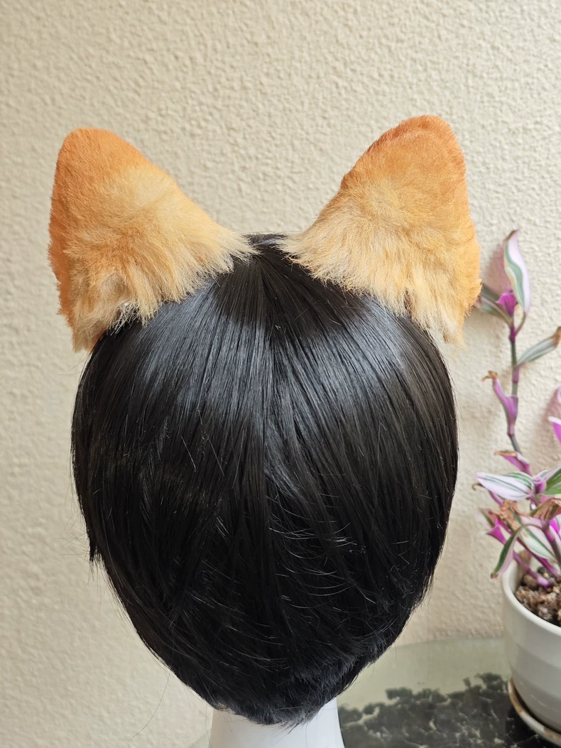 Handmade Shiba Inu Plush Ears for Cosplay - Image 5