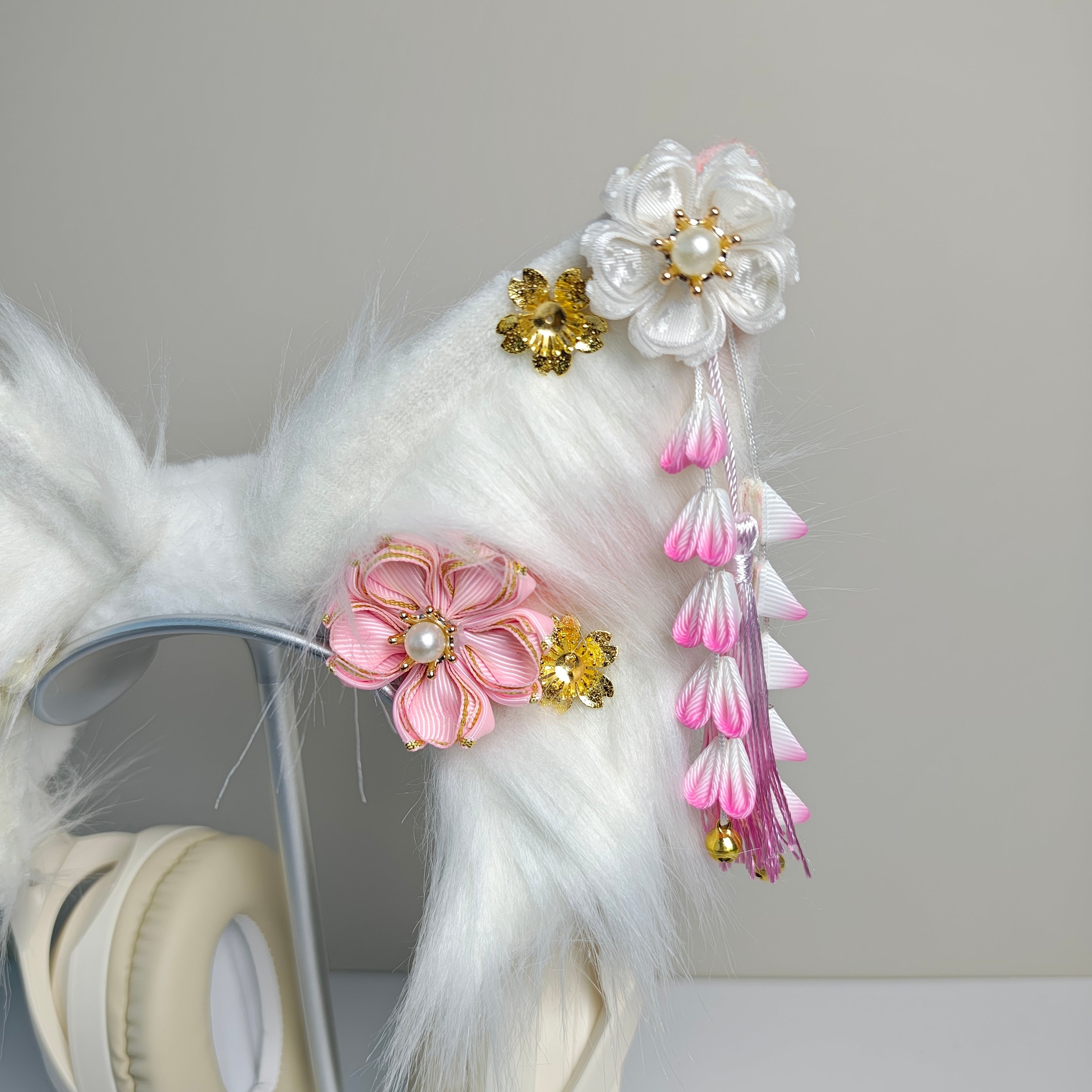 Sakura Fox Ear Headphone Cover