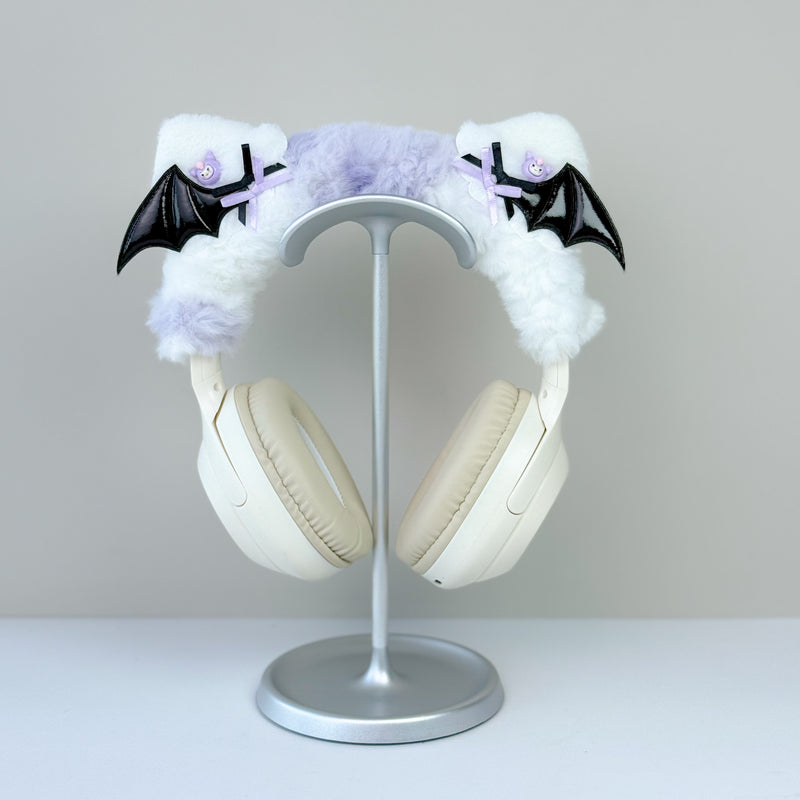 Kuromi Inspired Bat Wing Headphone Cover
