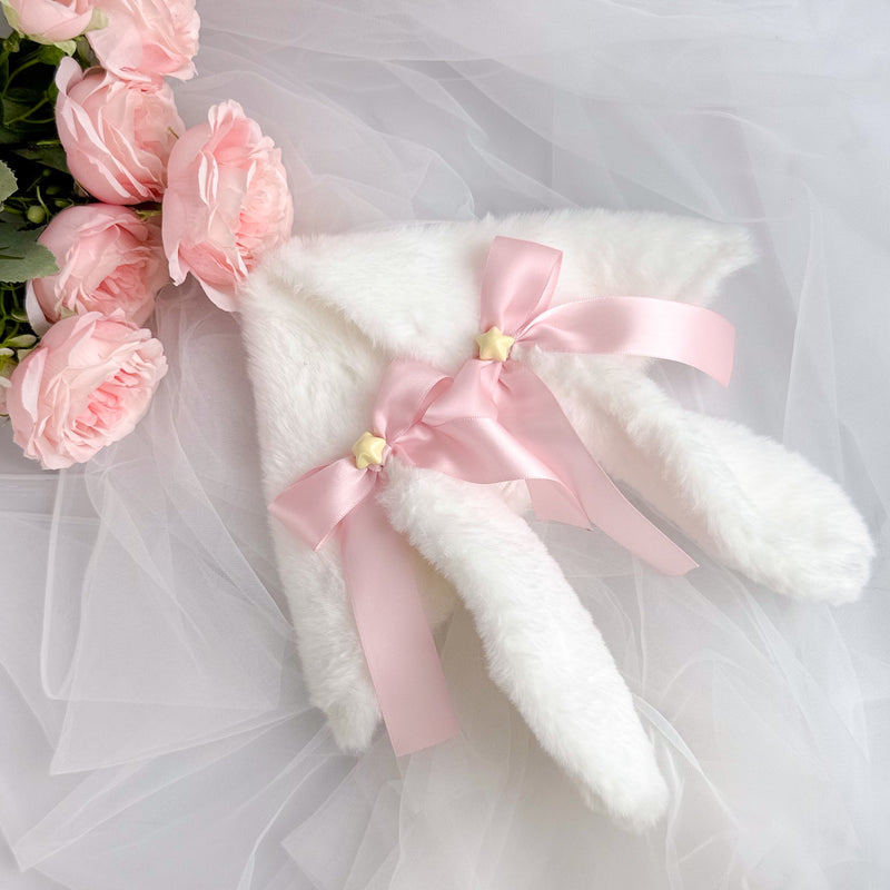 Cinnamoroll Ear Headphone Cover with Pink Bow