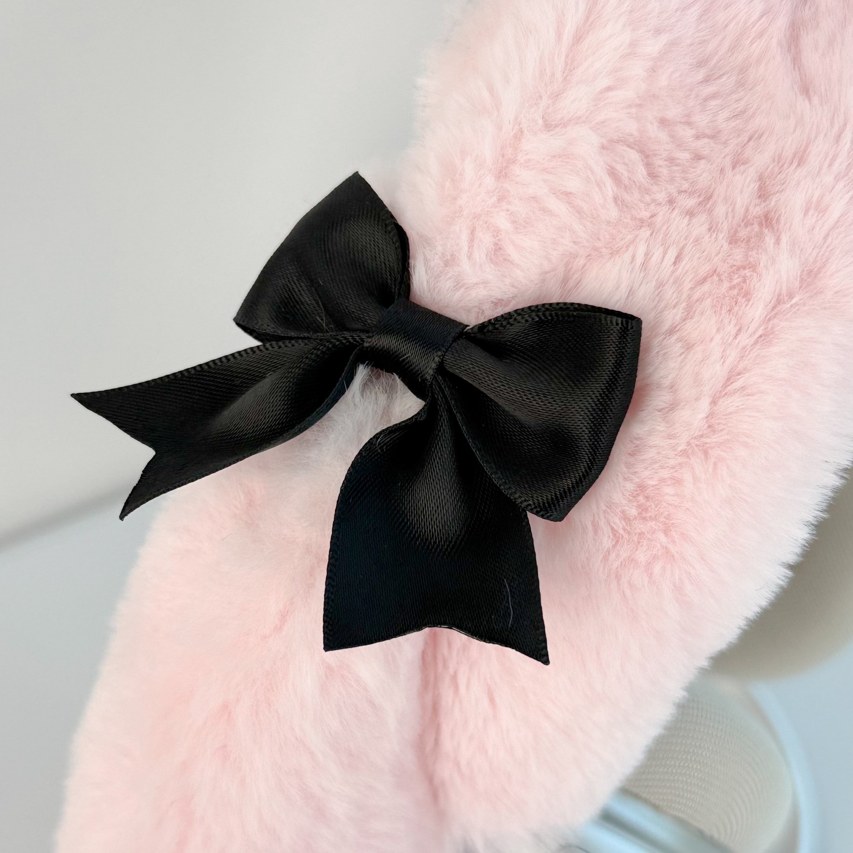 Pink Bunny Ear Headphone Cover