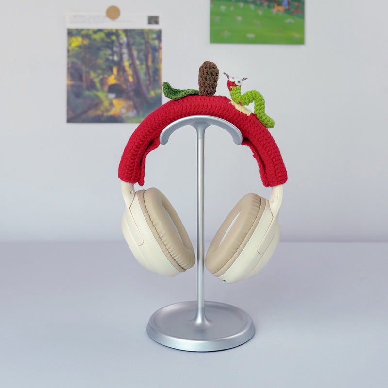Crochet Caterpillar Headphone Cover