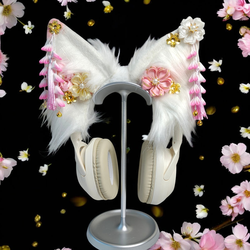 Sakura Fox Ear Headphone Cover