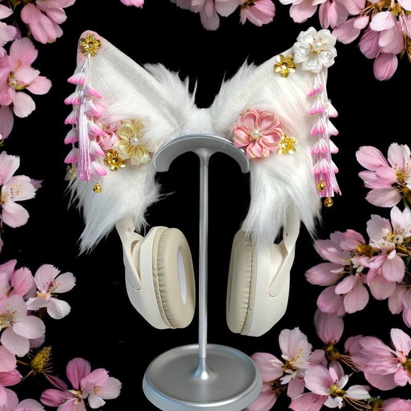 Sakura Fox Ear Headphone Cover