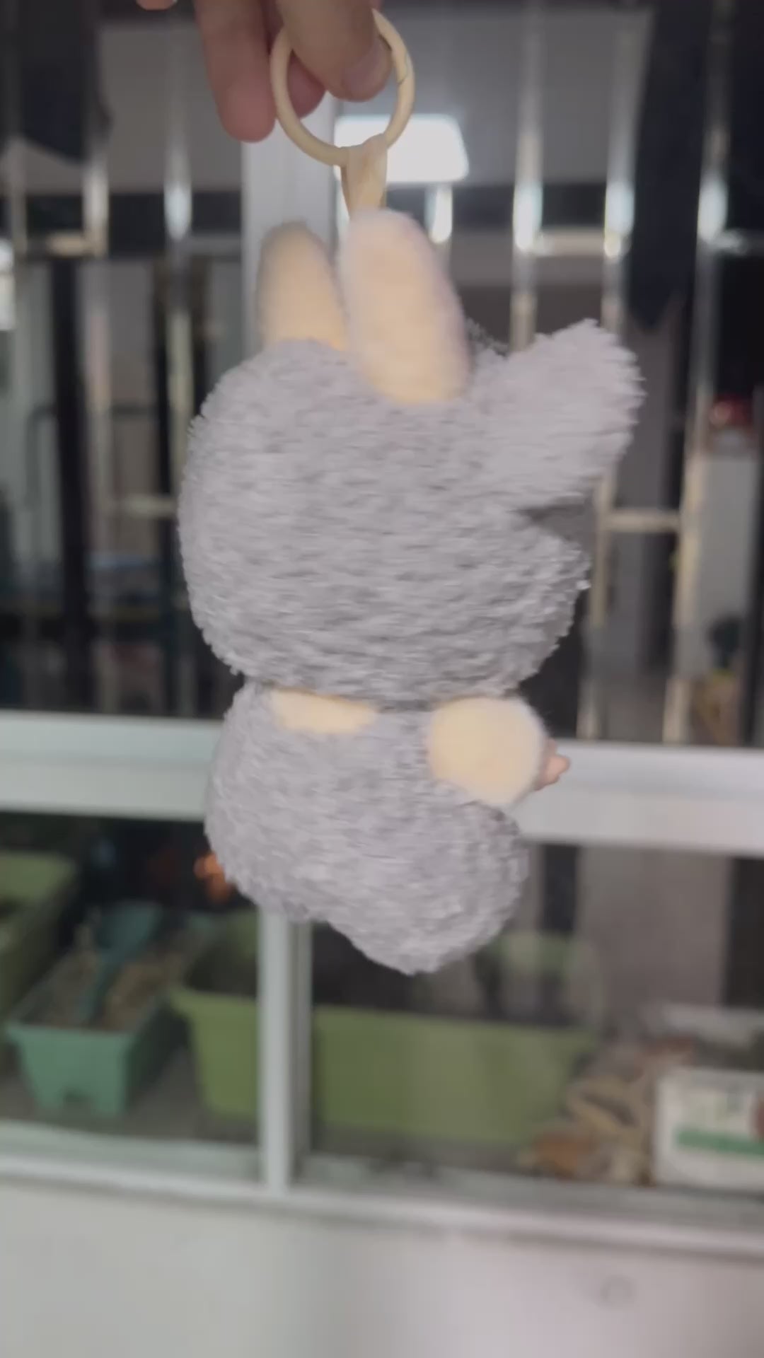 Whimsical Koala Labubu Outfit: Playful Hat & Overalls for THE MONSTERS Series – Premium Plush Collectible - Video 1