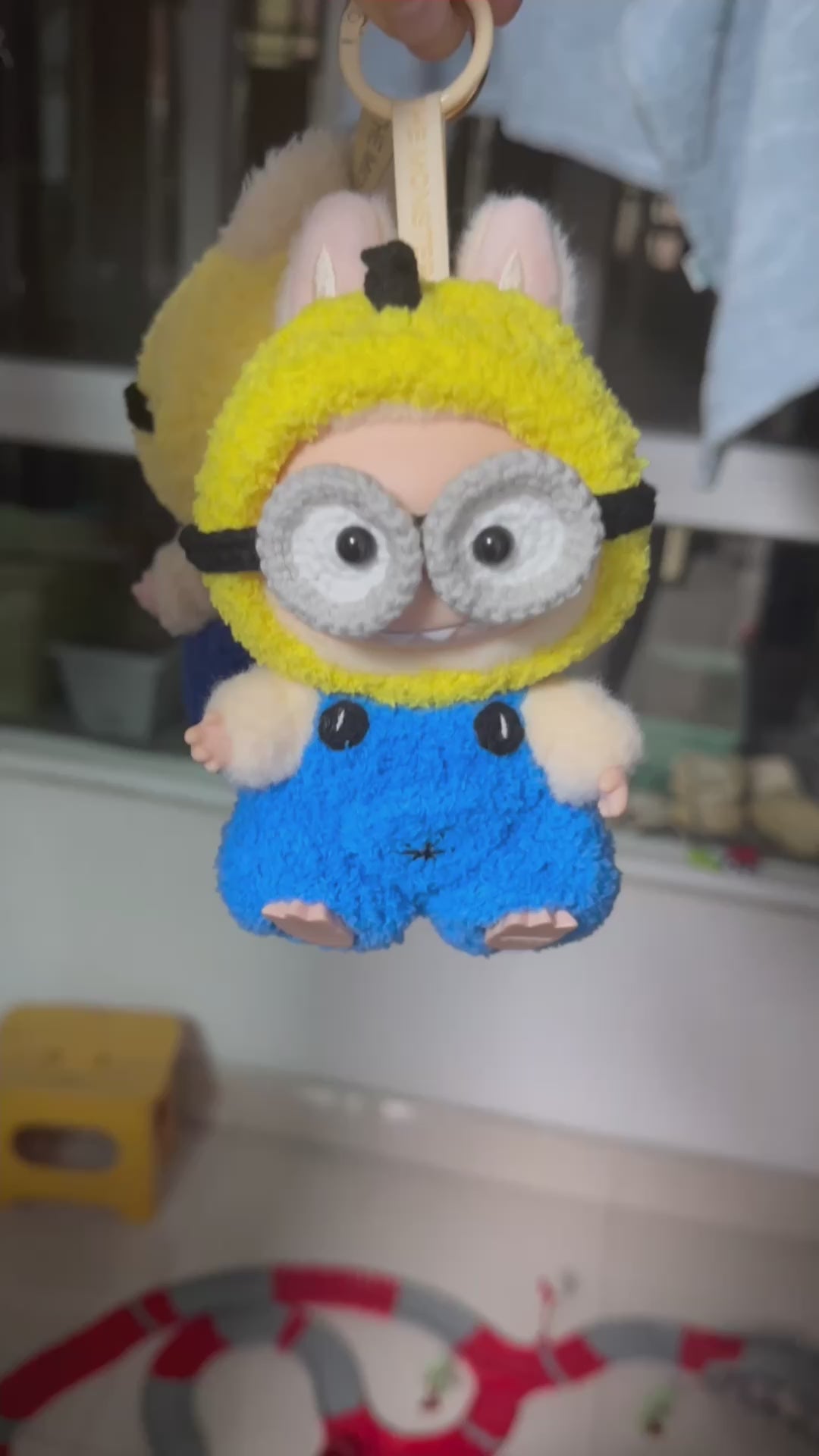 Whimsical Labubu Doll in Minion Outfit – Playful Collectible for Fans & Fun Displays! - Video 1
