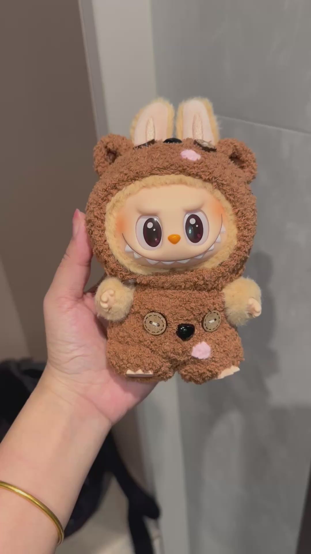 Charming LABUBU Bear Costume Doll – Plush, Durable & Perfect for Collectors & Gifting - Video 1