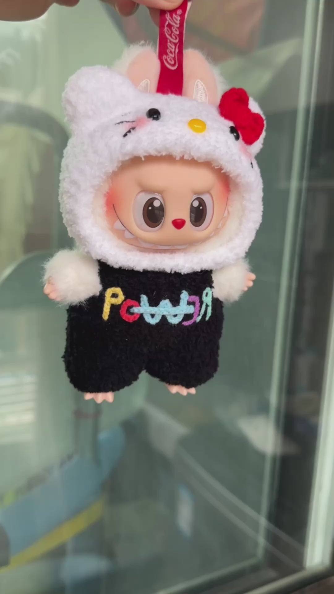 Exclusive Hello Kitty Labubu Doll Outfit – Vibrant, Custom-Designed & Collectible - Video 1