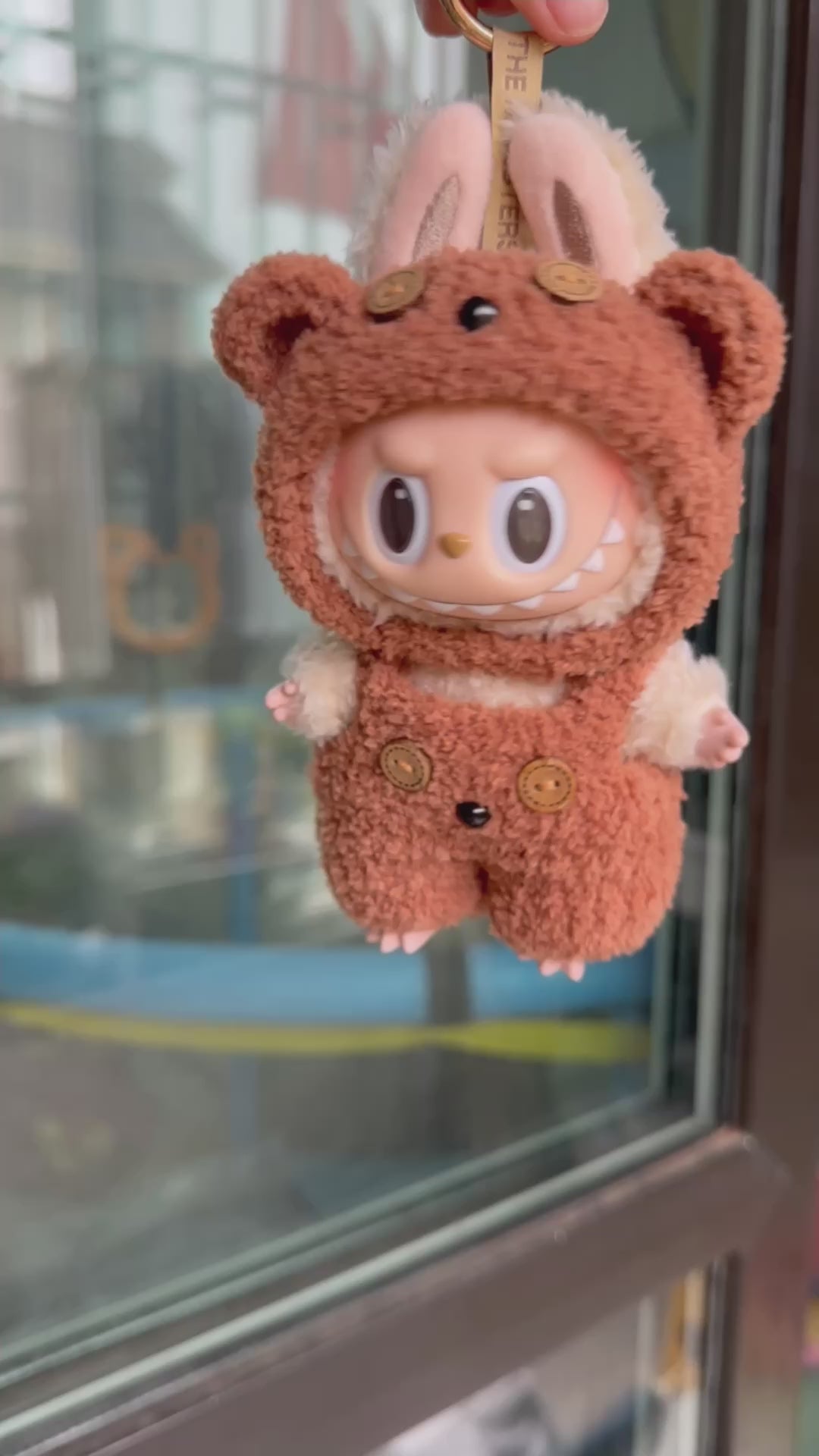 Adorable Labubu Monster Bear Outfit Plush Toy – Soft, Collectible & Playful - Video 1