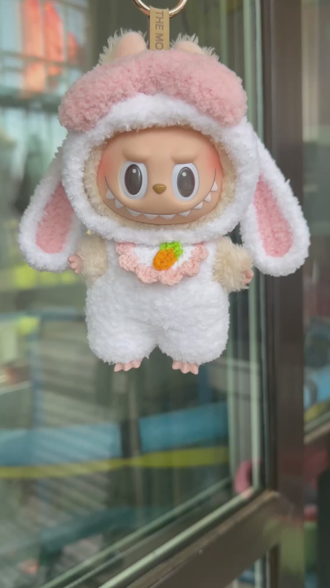 Adorable Labubu Bunny Costume – Plush, Vibrant & Detailed Outfit for Play & Display - Video 1